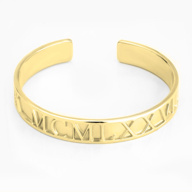 Roman Numeral Bracelet Personalized
