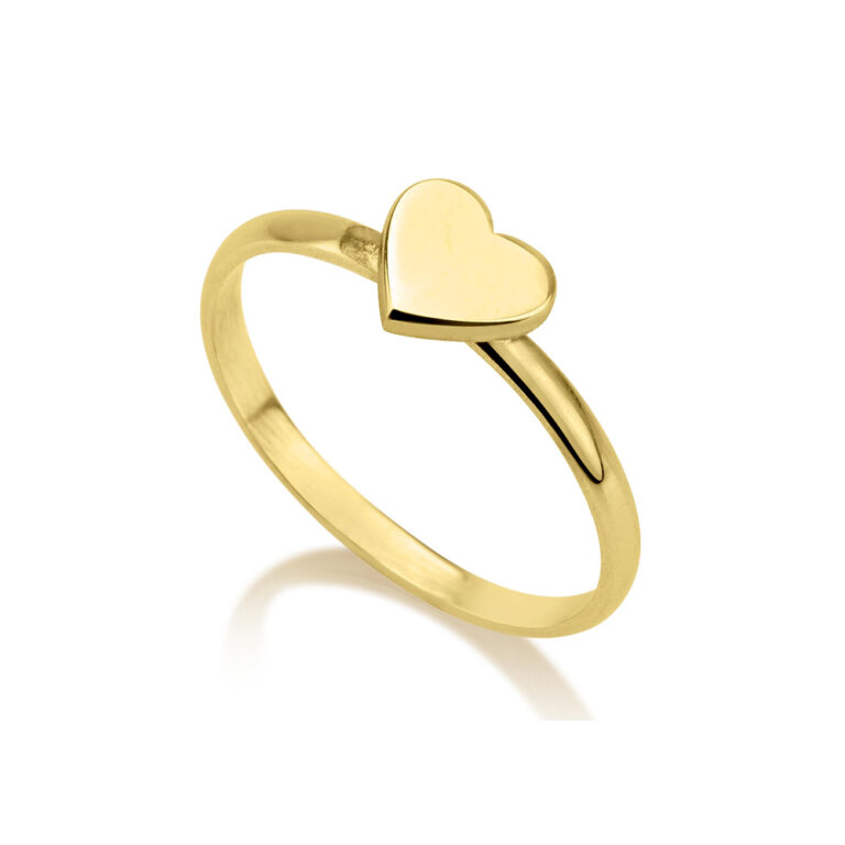 Heart Initial Ring
