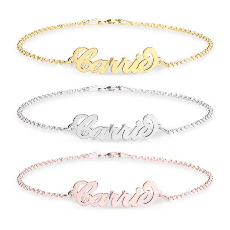 Carrie Style Name Bracelet