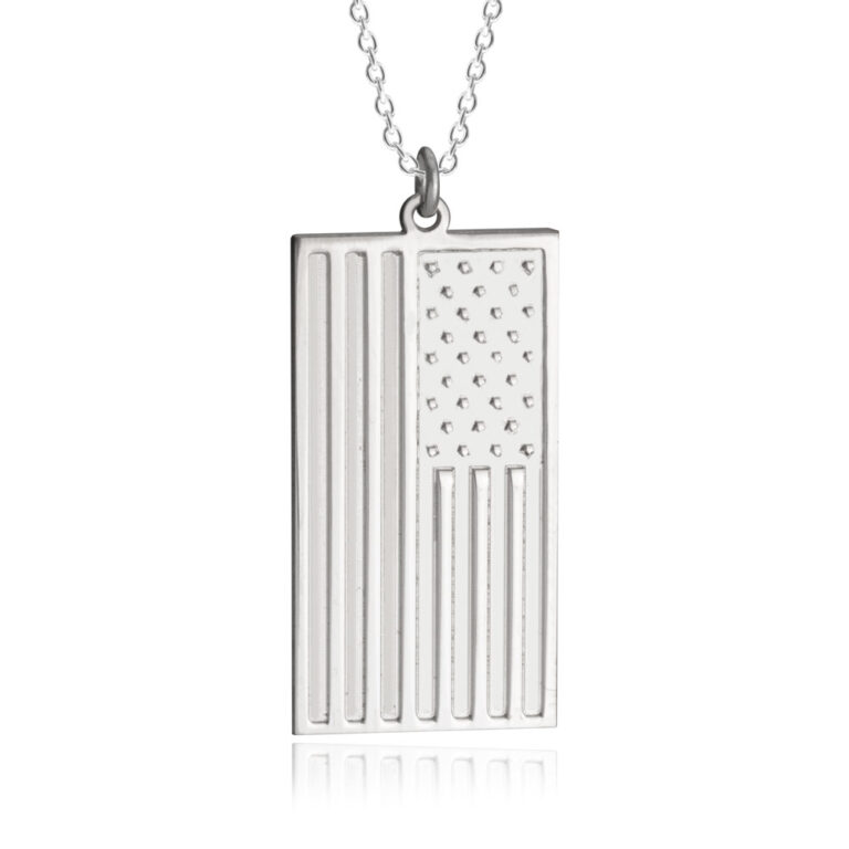 American Flag Necklace