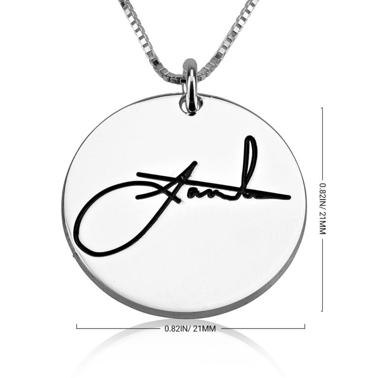 Circle Signature Necklace
