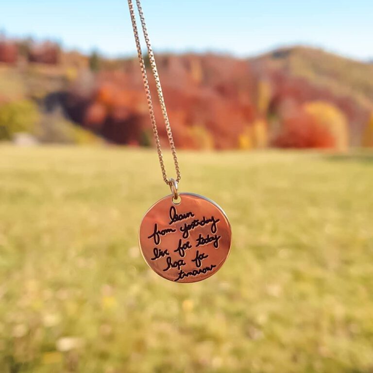 Circle Signature Necklace