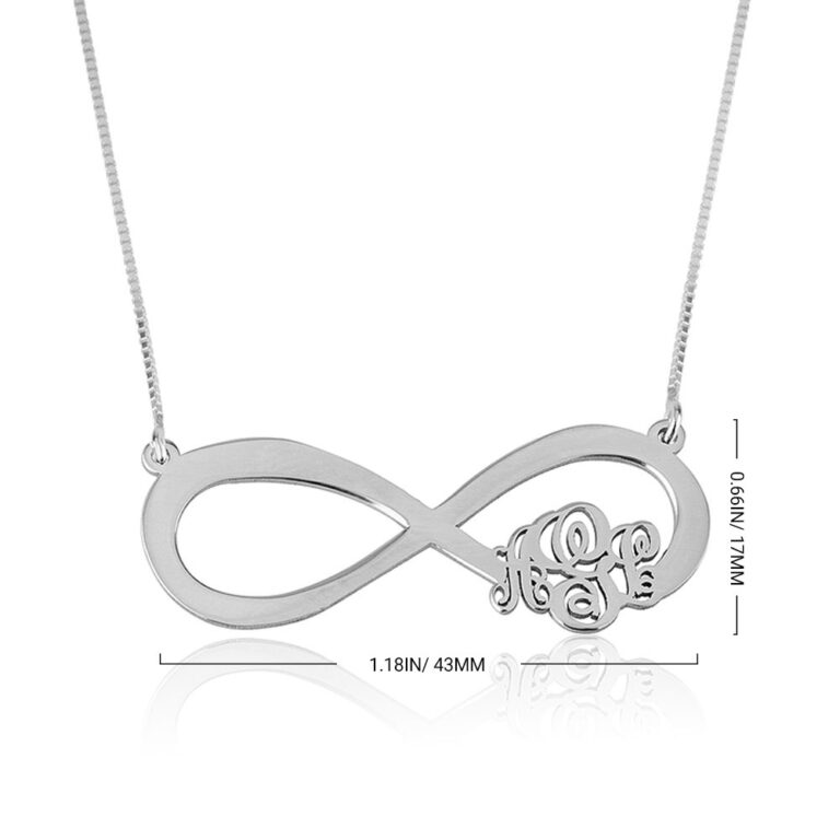 Infinity Monogram Necklace