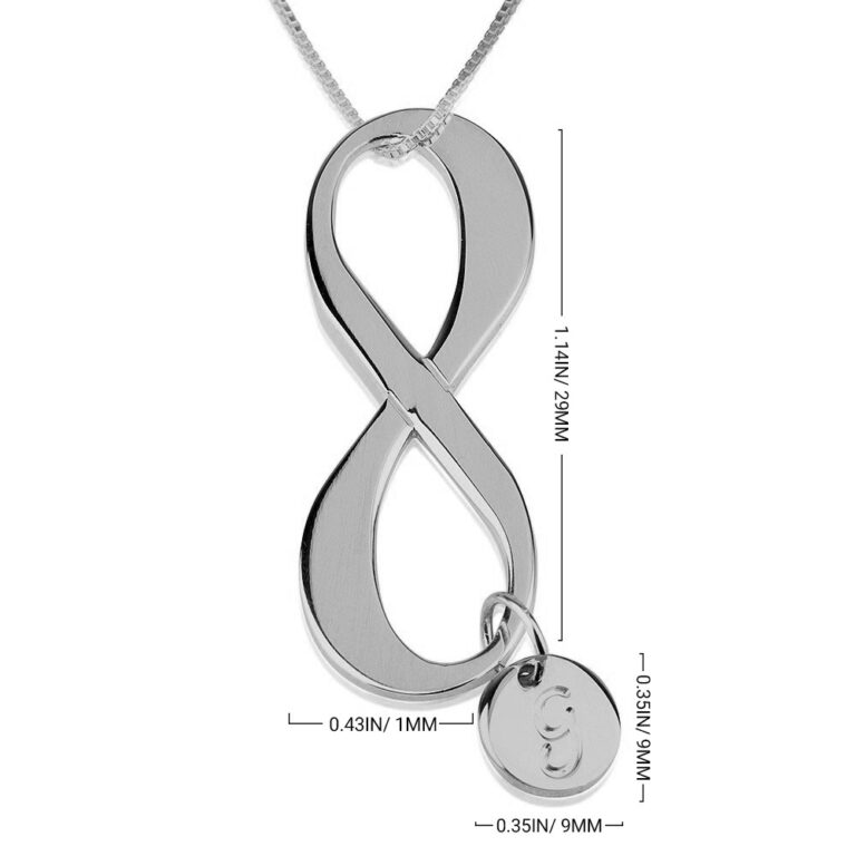 Initial Infinity Necklace