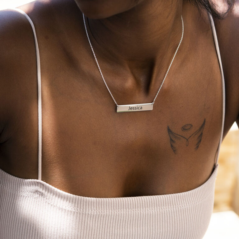 Personalized Bar Necklace