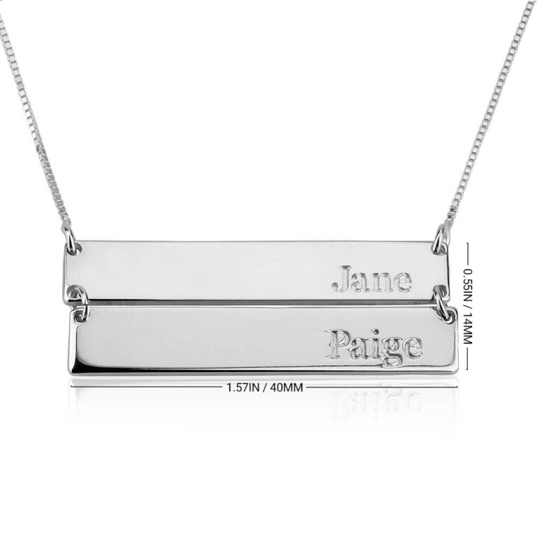 Double Bar Necklace