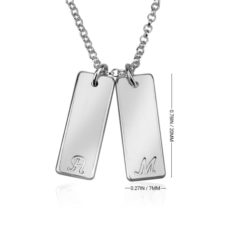 Couple Bar Necklace