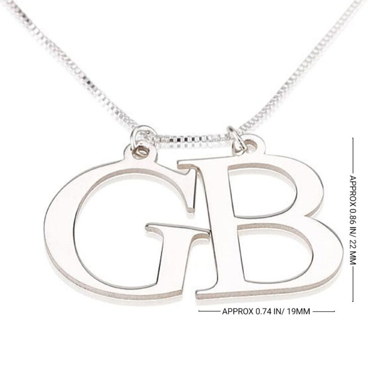 Two Initial Necklace