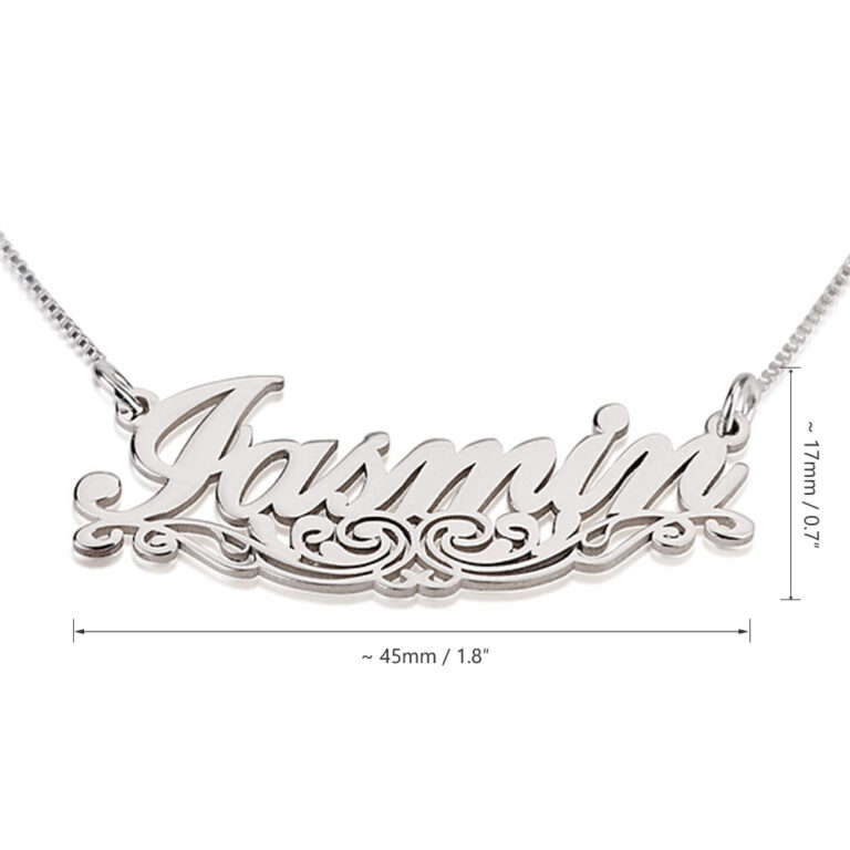 Underlined Unique Name Necklace