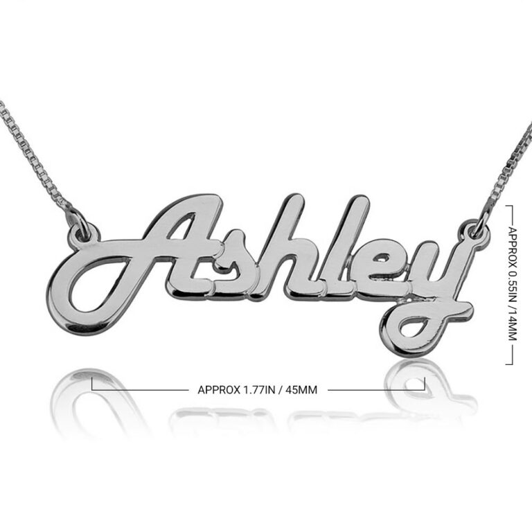 Retro Name Necklace