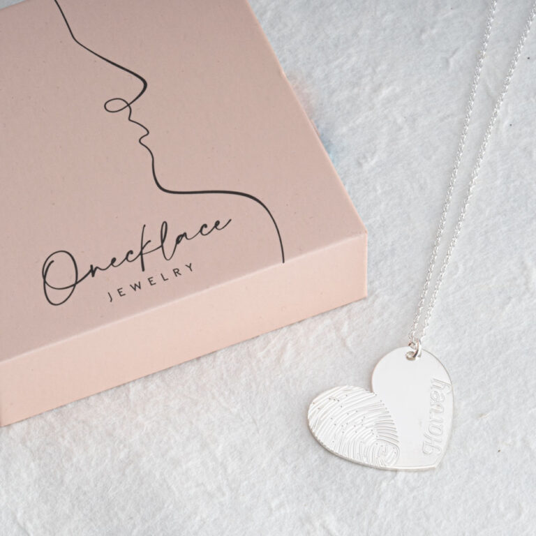 Fingerprint Heart Necklace