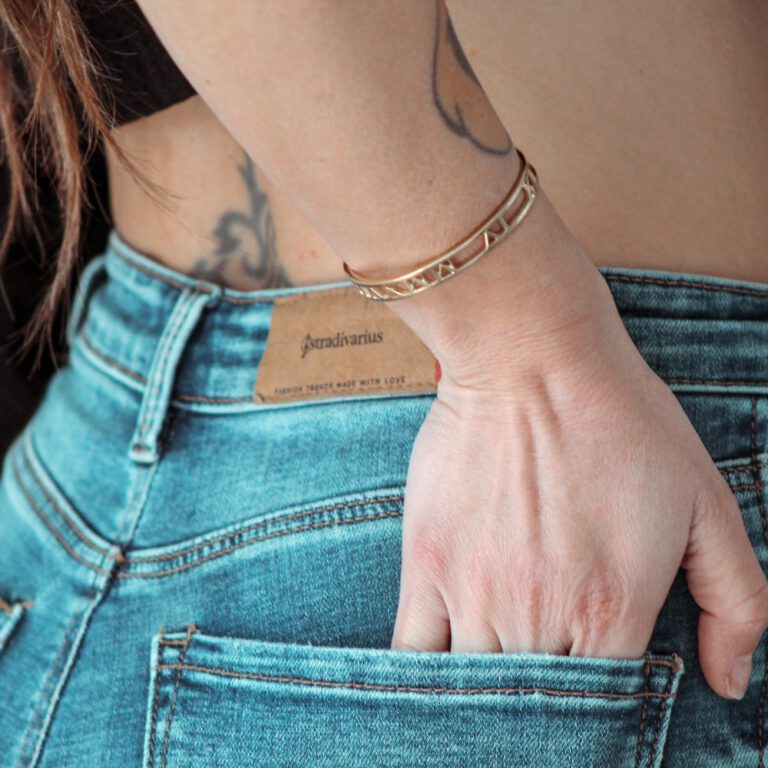 Roman Numeral Bangle for Women