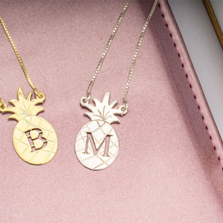 Personalized Pineapple Necklace