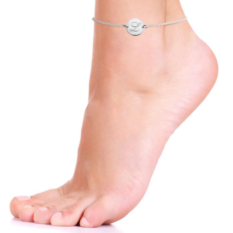 Large Initial Anklet