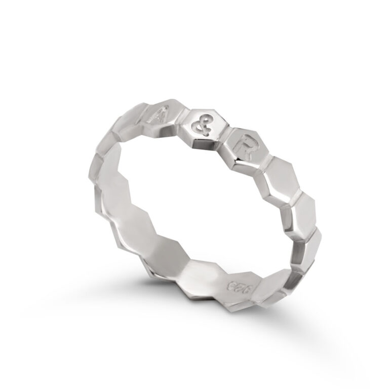 Personalized Honeycomb Ring