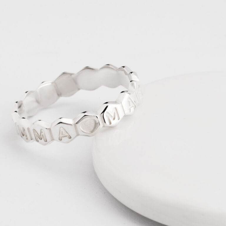 Personalized Honeycomb Ring