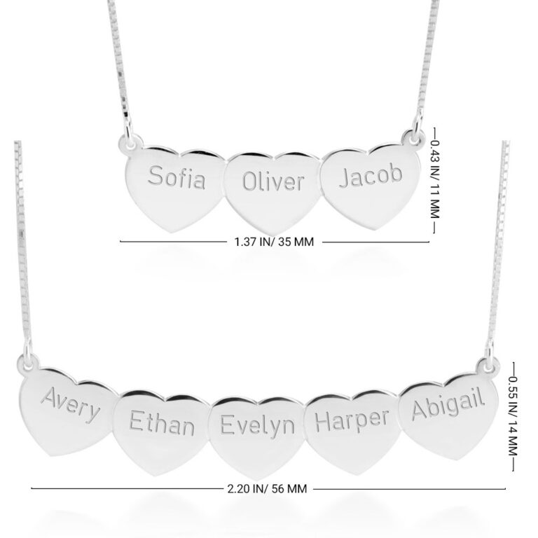 Multi Heart Necklace