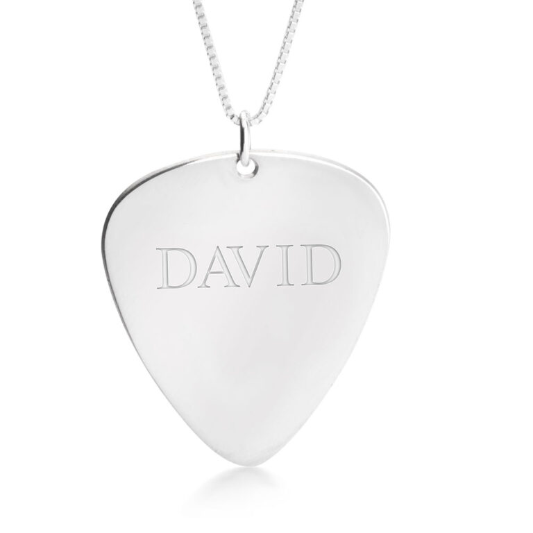 Custom Guitar Pick Necklace