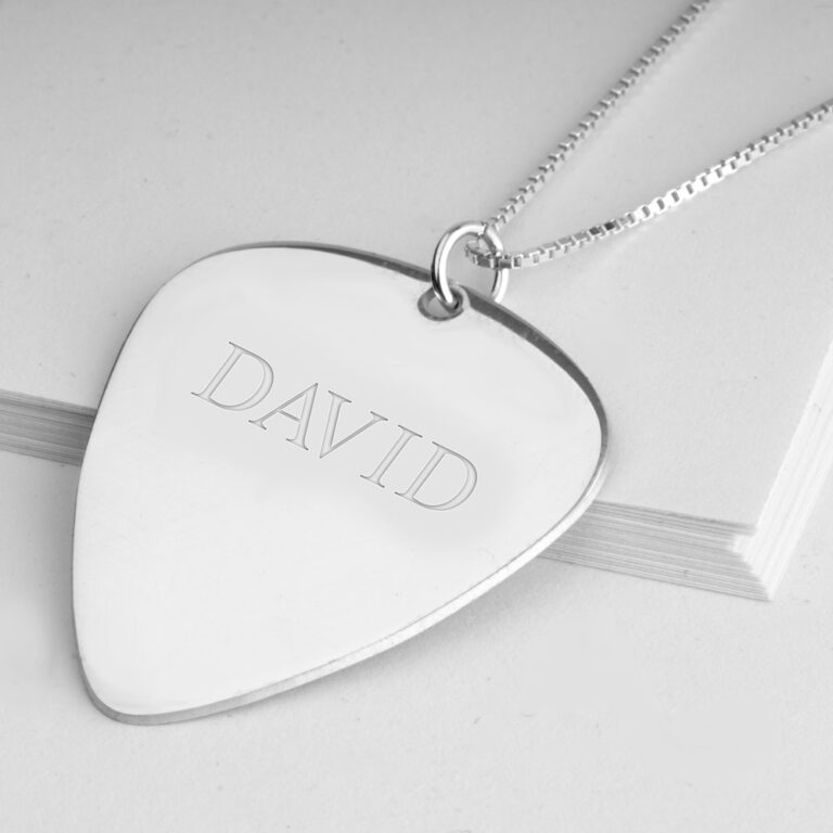 Custom Guitar Pick Necklace