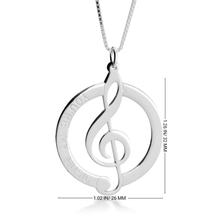 Music Note Pendant