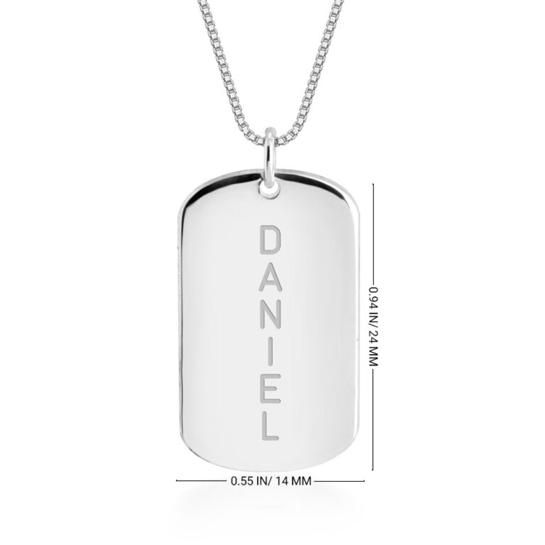 Personalized Name Bar Necklace