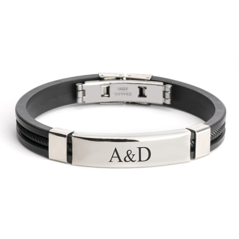 Engraved Bracelet for Men