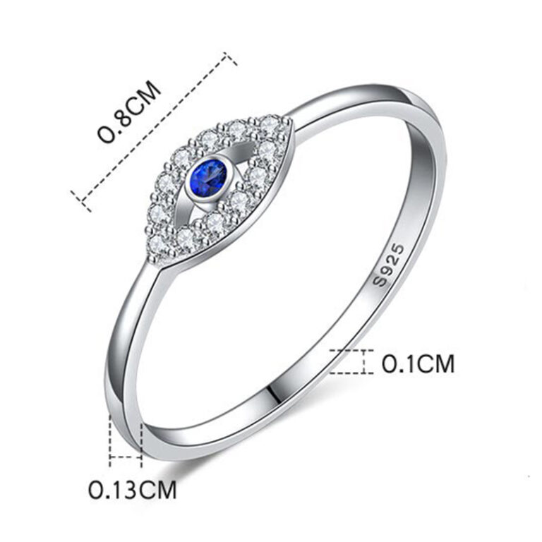 Turquoise Evil Eye Ring