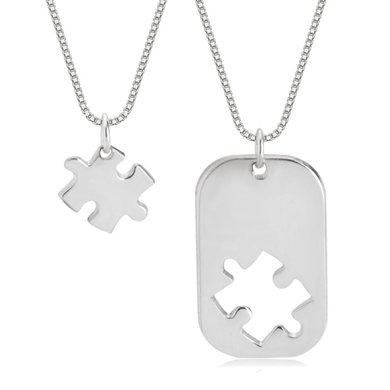 Puzzle Piece Dog Tag