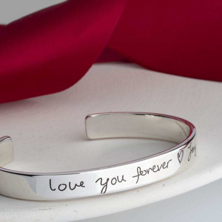 Custom Handwritten Message Bracelet