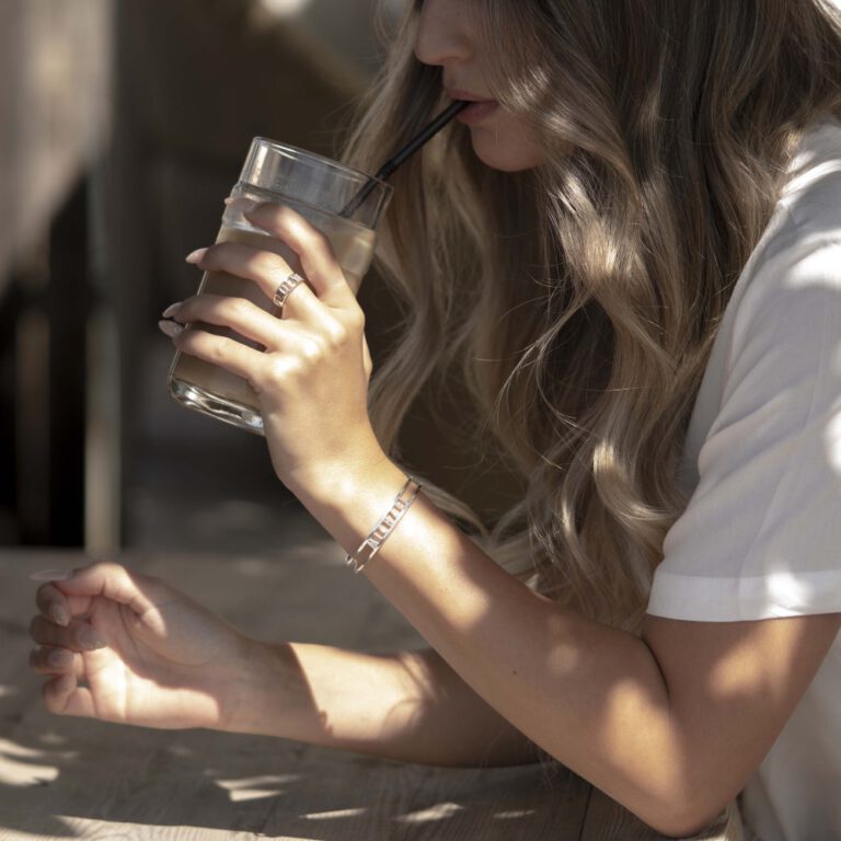 Delicate Name Bangle Bracelet