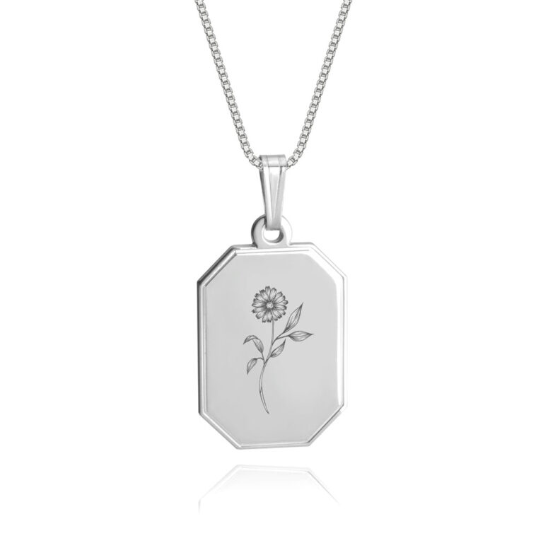 Birth Flower Necklace
