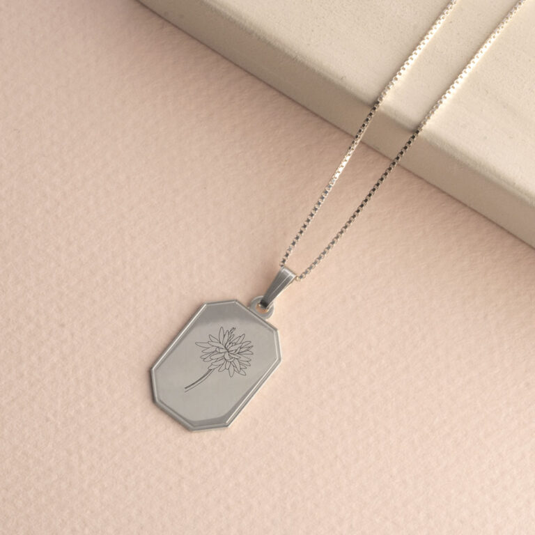 Birth Flower Necklace