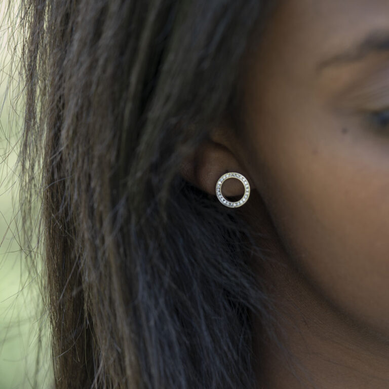 Loop Cubic Zirconia Earrings