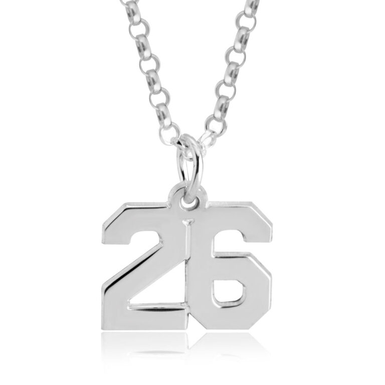 Men's Number Necklace