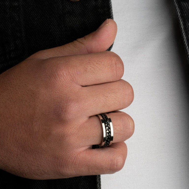Spinning Fidget Ring For Men