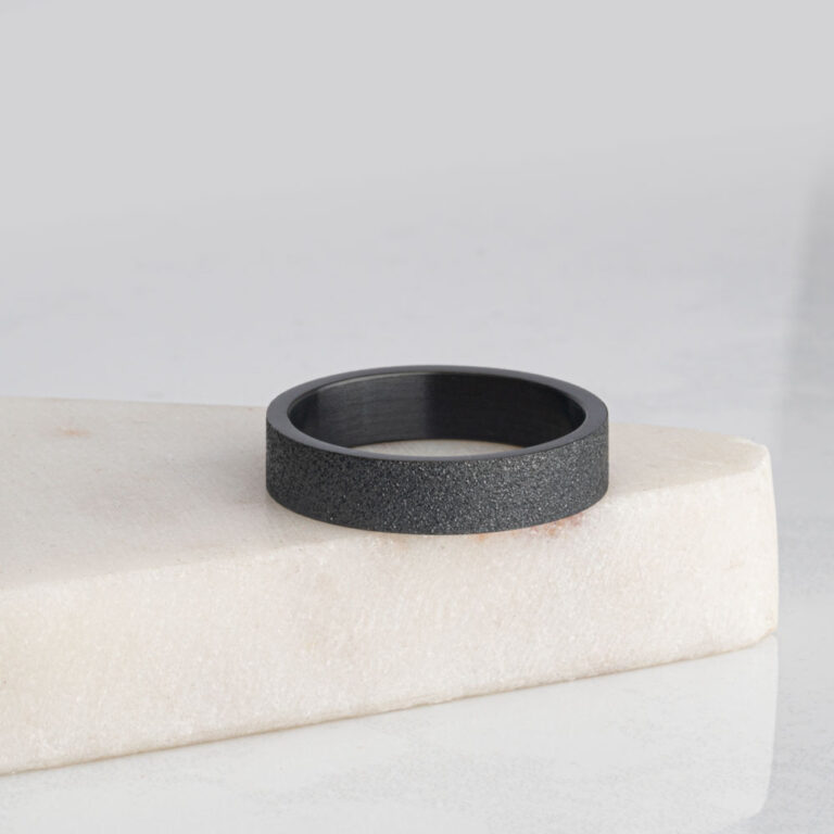 Men's Ring In Black