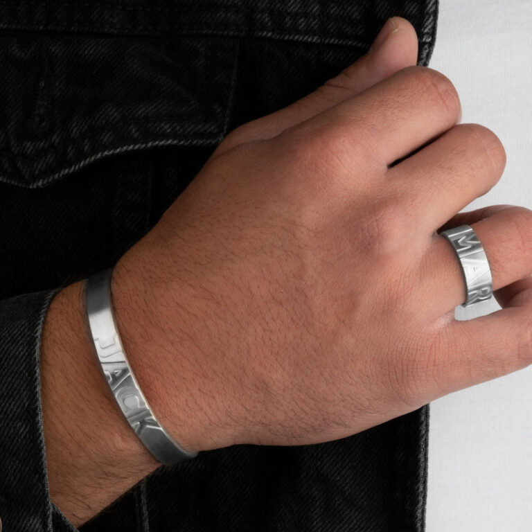 Name Bracelet Bangle For Men