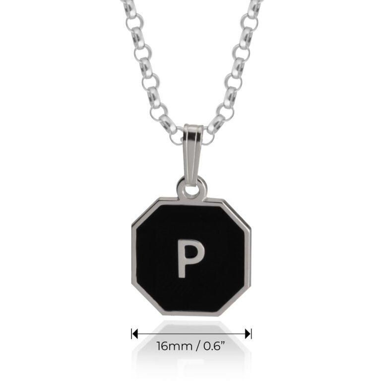 Men Initial Necklace