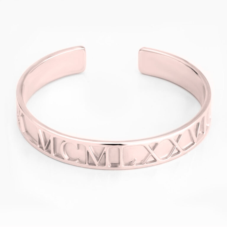 Roman Numeral Bracelet Personalized
