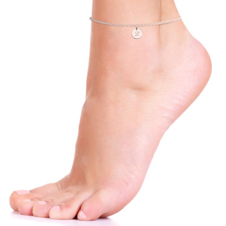Initial Anklet - Ankle Bracelet with Initial