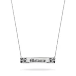 שרשרת עם חריטת שם בסגנון הוואי