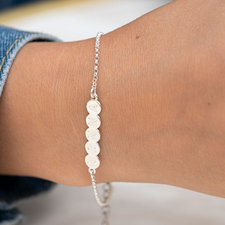 Bubble Name Bracelet
