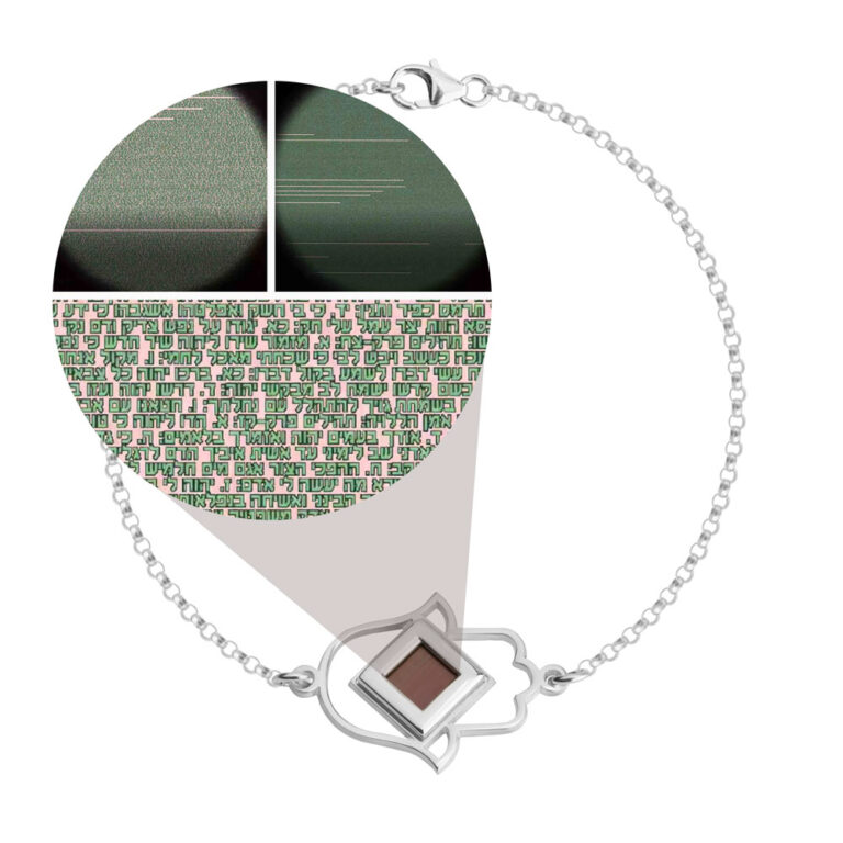 Nano Bible Hamsa Hand Bracelet