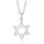 שרשרת מגן דוד מרוקע