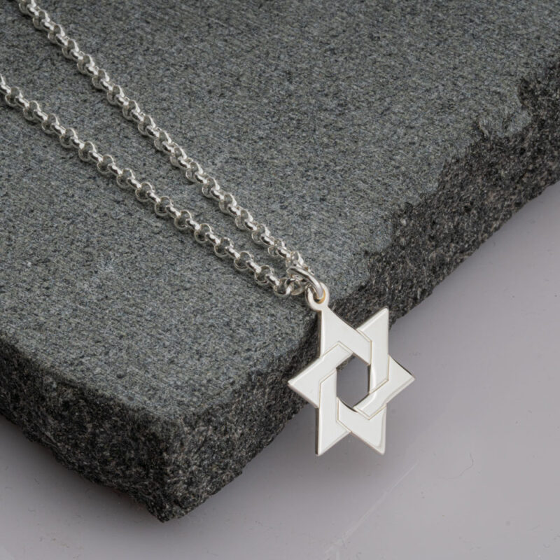שרשרת מגן דוד לגבר