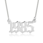 שרשרת שנה אישית מזהב 14K