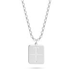 שרשרת זוג אותיות בחריטה אישית