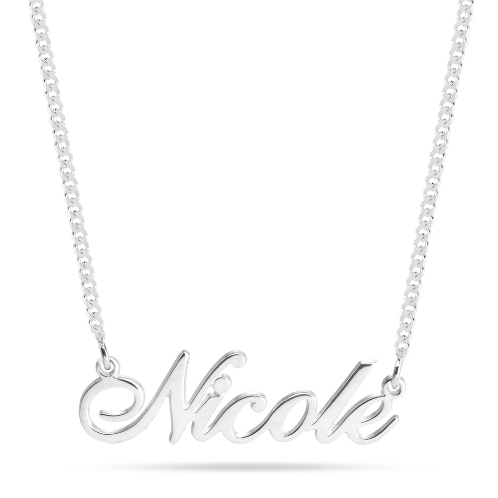 Cuban Name Necklace for Her