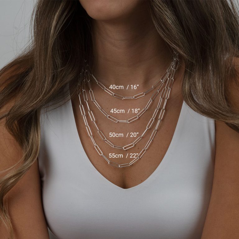 Large Paperclip Necklace