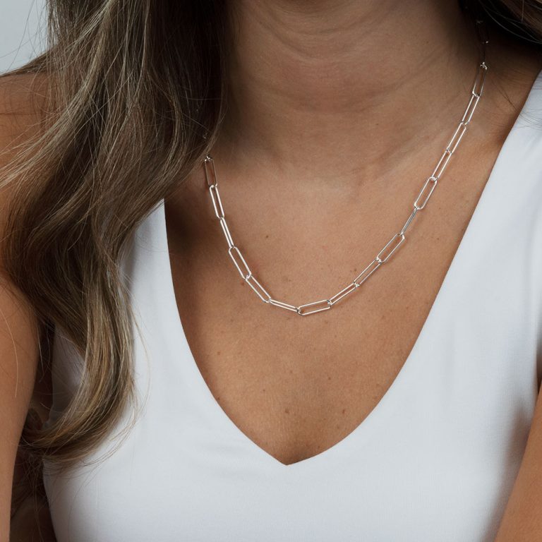 Large Paperclip Necklace